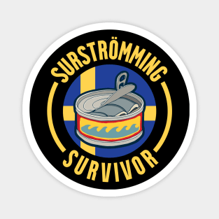 Surstromming Challenge Survivor Magnet